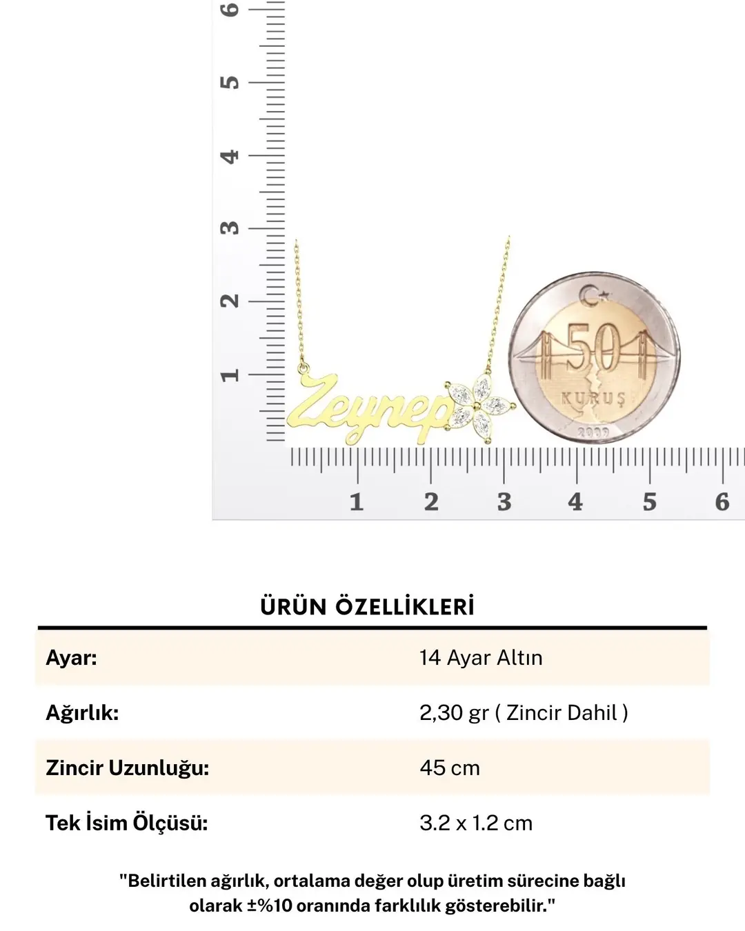 Lotus Çiçeği İsimli 14 Ayar Altın Kolye